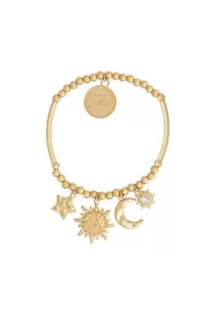 Gold 'Cielo' Charm Ball Bracelet