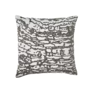 Donna Karan Luna Cushion 40cm x 40cm, Platinum