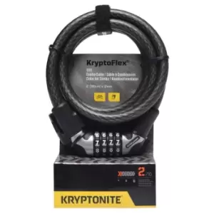 Kryptonics KryFlex 1218 Combination Lock - Black