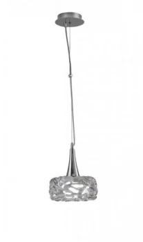 Ceiling Pendant 1 Light E27 Large, Polished Chrome