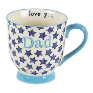 Sass & Belle Bohemian Stars Dad Mug