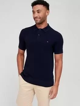 Tommy Hilfiger Pique Structure Knitted Polo Shirt