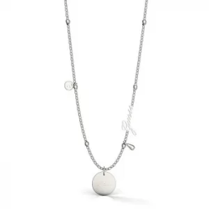 Guess Stainless Steel Twist Charm Necklace