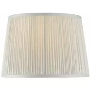 Loops - Tapered Cylinder Lamp Shade - Silver Silk - 60W E27 or B22 gls - e10826