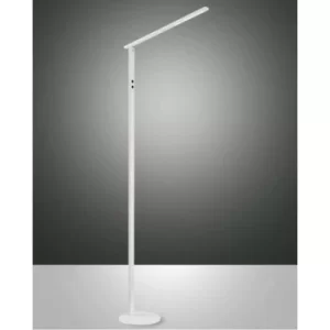 Fabas Luce Ideal LED Integrated Floor Lamp White Glass