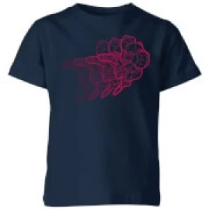 Nintendo Super Metroid Retro Samus Kid's T-Shirt - Navy - 5-6 Years - Navy