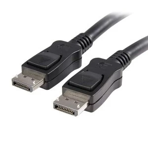 StarTech DisplayPort 1.2 Cable with Latches Certified 3m