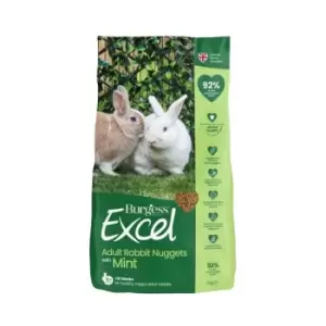 Burgess Excel Adult Rabbit Food With Mint, 4kg