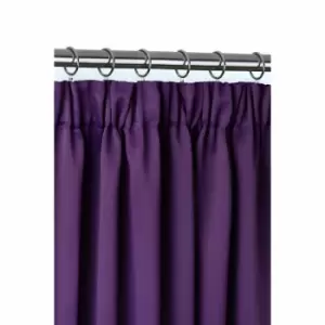 Emma Barclay Blackout Pencil Pleat Curtains Cali 46 X 54" Amethyst