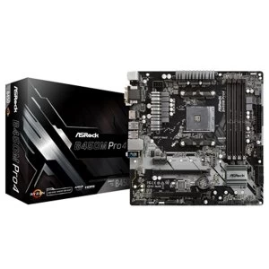 ASRock B450M Pro4 AMD Socket AM4 Motherboard