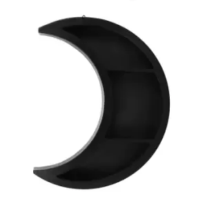 Crescent Moon Wooden Shelf