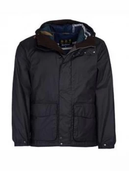 Barbour Grendle Wax Jacket - Black