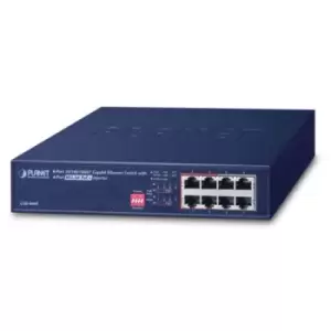 PLANET GSD-804P network switch Unmanaged Gigabit Ethernet...