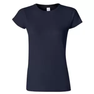 Gildan Ladies Soft Style Short Sleeve T-Shirt (L) (Navy)