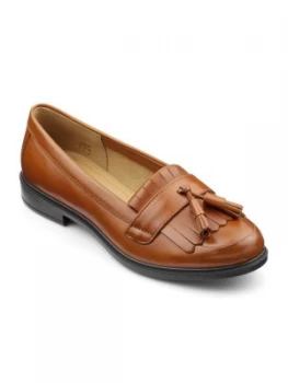 Hotter Hamlet Ladies Lightweight Loafer Shoe Tan