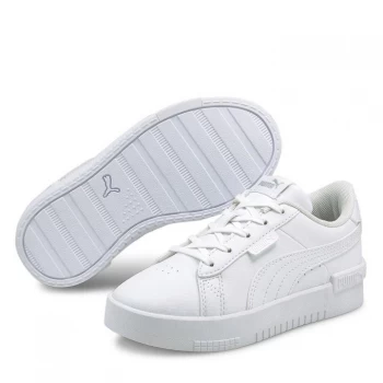 Puma Jada Court Trainers Child Girls - White/White