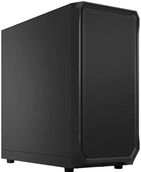 Fractal Design Focus 2 Solid Gaming Computer Case Black