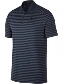 Mens Nike Victory Stripe Polo Thunder