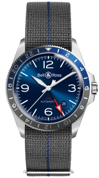 Bell & Ross Watch BR V2-93 GMT Blue