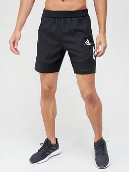 adidas Aero Warrior Shorts - Black, Size 2XL, Men