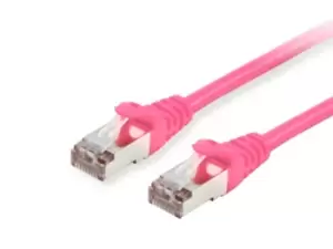 Equip Cat.6 S/FTP Patch Cable, 7.5m, Pink