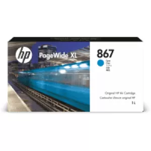 HP 867 PageWide XL Cyan Ink Cartridge