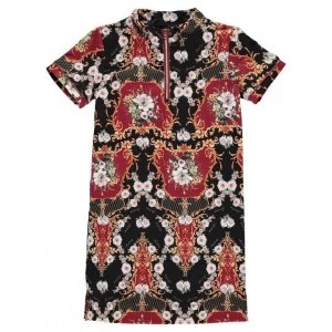 Firetrap All Over Print Dress Junior Girls - Baroque