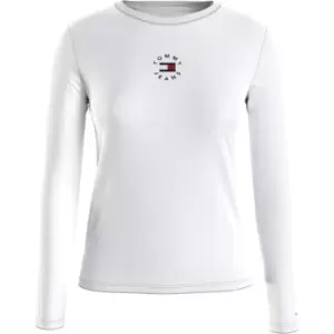 Tommy Jeans Tiny Tommy Long Sleeve T Shirt - White