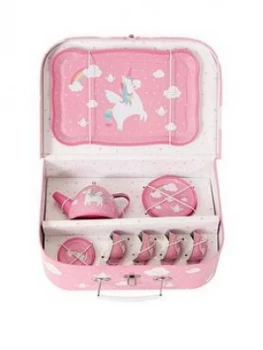 Sass & Belle Sass And Belle Unicorn Tea Set In A Suitcase Gift