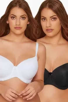 2 Pack Moulded T-Shirt Bras