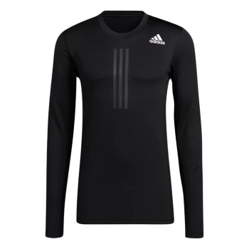 adidas Compression Warm Long-Sleeve Top Mens - Black