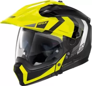 Nolan N70-2 X Decurio N-Com Helmet, black-yellow Size M black-yellow, Size M