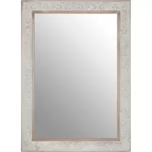 Rectangular Wall Mirror/ Classic Mirrors For Bathroom / Bedroom / Garden Walls Fancy Wall Mounted Mirrors For Hallway With Metallic Silver Decorative