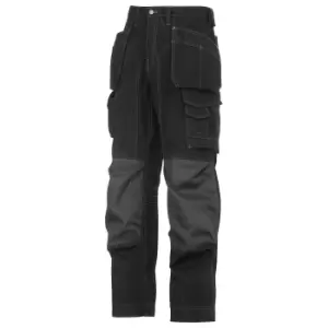 Snickers Mens Floorlayer Ripstop Workwear Trouser / Pant (30R) (Black)