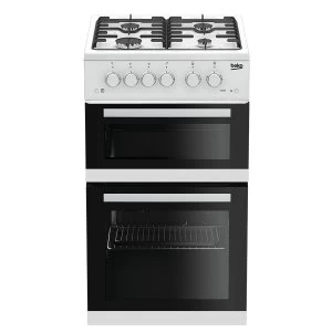 Beko KDVG592W Double Oven Gas Cooker