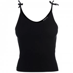 Firetrap Blackseal Tie Strap Cami Top - Black