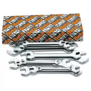 Beta Tools 55 /S12X Set of 12 Double Open End Wrenches (Boxed)| 000550179