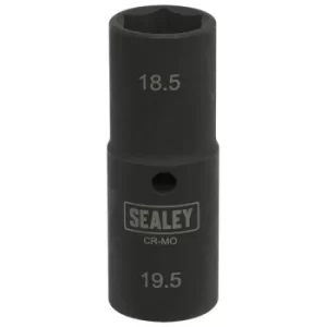 Sealey SX1819 Deep Impact Socket 1/2"Sq Drive Double Ended 18.5/19.5mm