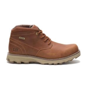 Caterpillar Mens Waterproof Boots Elude Boot Brown