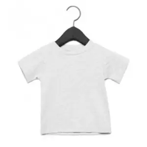 Bella + Canvas Baby Crew Neck T-Shirt (12-18 Months) (Asphalt)