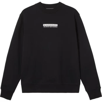 Calvin Klein Jeans Mirror Crew Neck Sweatshirt - CK Black