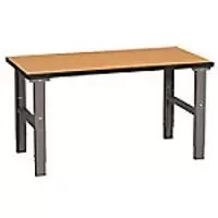 SLINGSBY Workbench Steel, Wood Black, Brown 2000 x 800 x 700 mm