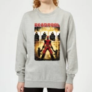 Marvel Deadpool Target Practice Womens Sweatshirt - Grey - XL