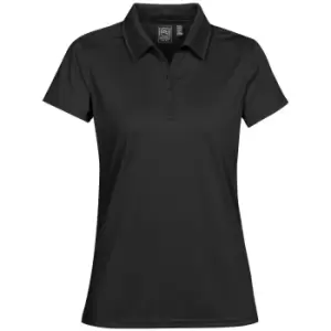 Stormtech Womens/Ladies Eclipse Pique Polo Shirt (XL) (Black)