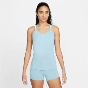 Nike Dri-FIT One Womens Standard Fit Tank - Blue