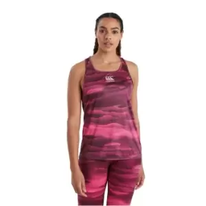 Canterbury Vapodri Superlight Graphic Racerback Vest - Purple