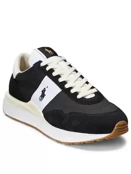 Polo Ralph Lauren Train Runner Trainers, Black, Size 8, Men