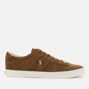 Polo Ralph Lauren Mens Sayer Vulcanised Low Top Trainers - Polo Snuff - UK 8