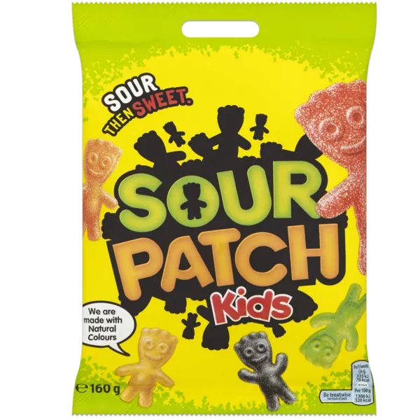 Cadbury Gifts Direct Maynards Sour Patch Kids 130g (Box of 10) 4308707O