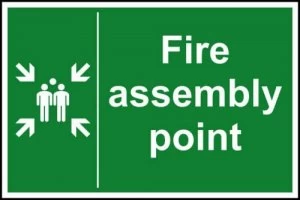 Fire Assmbly Point Sign-Alum. Composite